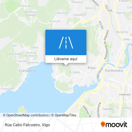 Mapa Rúa Cabo Falcoeiro