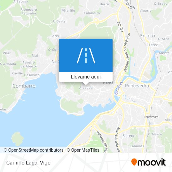 Mapa Camiño Laga