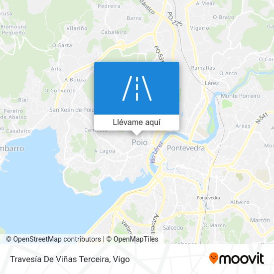 Mapa Travesía De Viñas Terceira