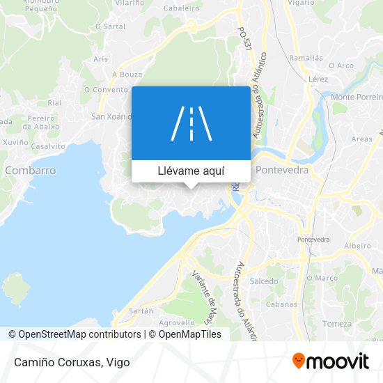 Mapa Camiño Coruxas