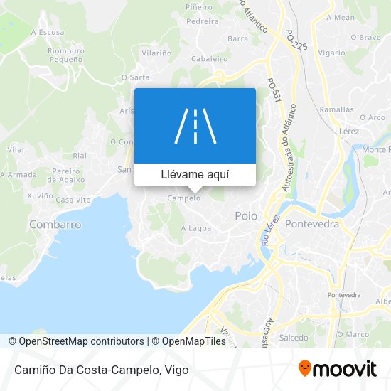 Mapa Camiño Da Costa-Campelo