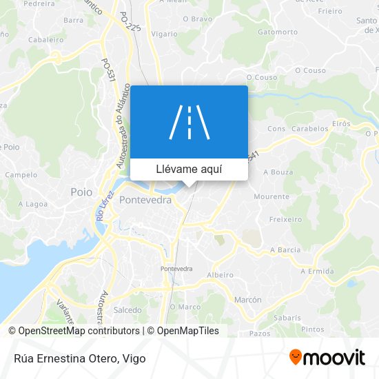 Mapa Rúa Ernestina Otero