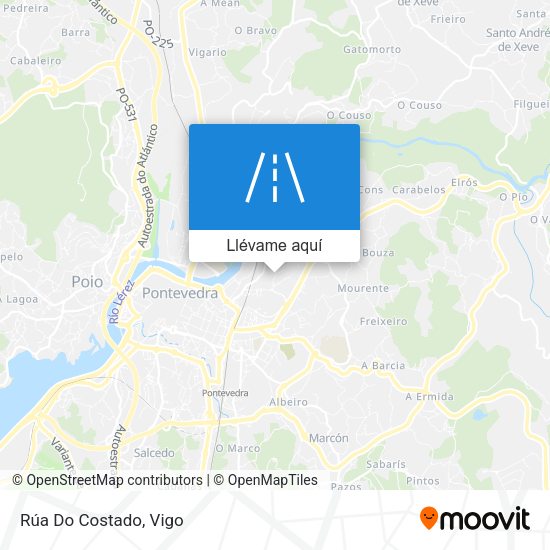 Mapa Rúa Do Costado
