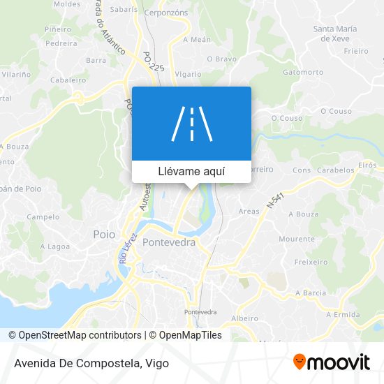 Mapa Avenida De Compostela
