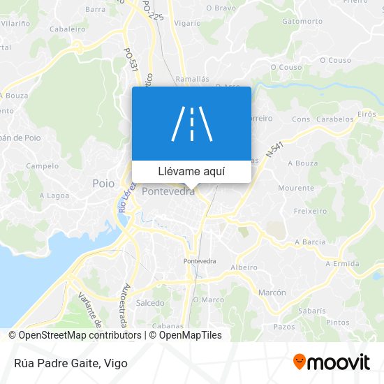 Mapa Rúa Padre Gaite