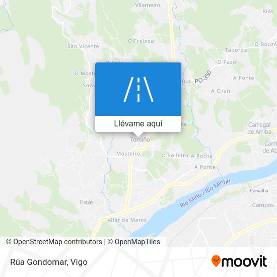 Mapa Rúa Gondomar