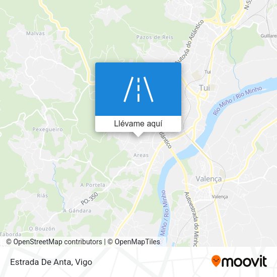 Mapa Estrada De Anta
