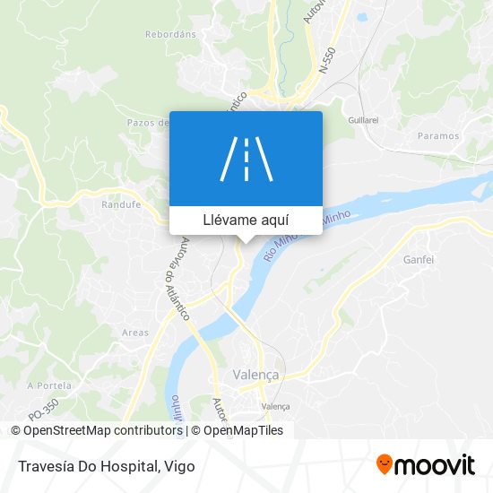 Mapa Travesía Do Hospital