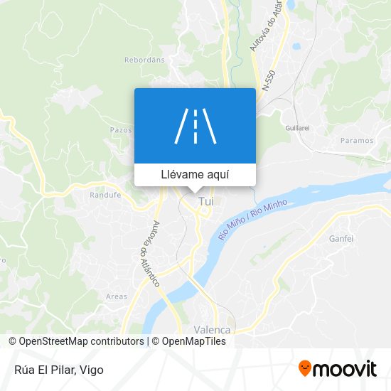 Mapa Rúa El Pilar