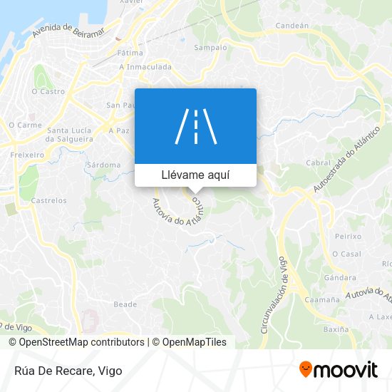 Mapa Rúa De Recare