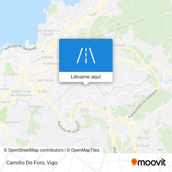 Mapa Camiño Do Foro