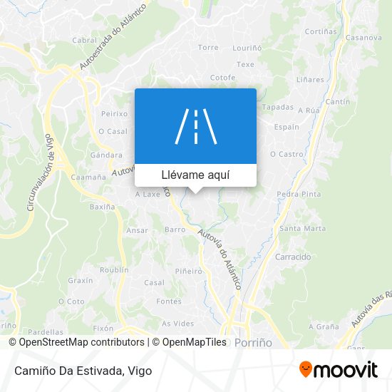 Mapa Camiño Da Estivada