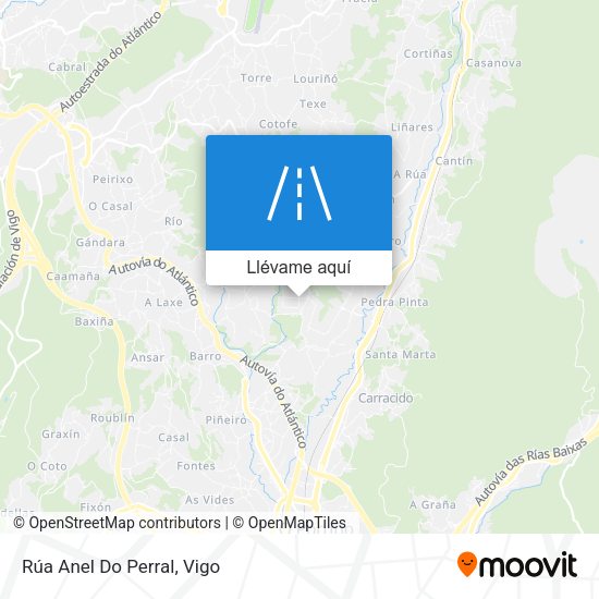 Mapa Rúa Anel Do Perral
