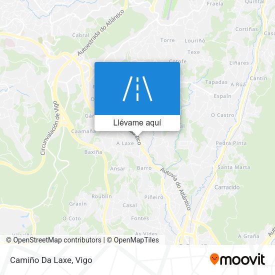Mapa Camiño Da Laxe
