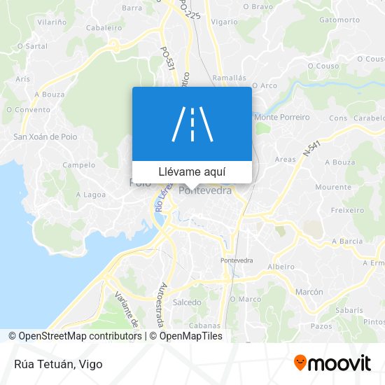 Mapa Rúa Tetuán