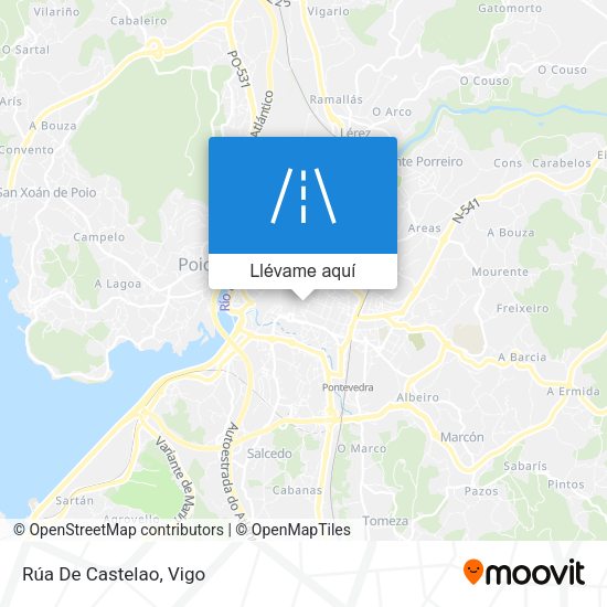 Mapa Rúa De Castelao