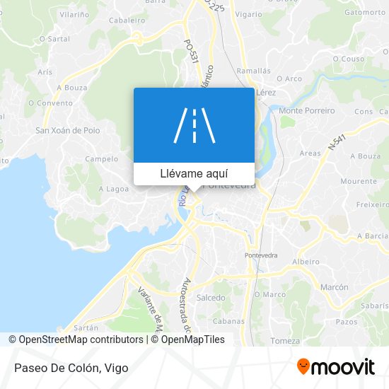 Mapa Paseo De Colón