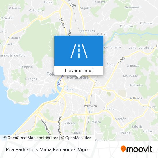Mapa Rúa Padre Luis María Fernández