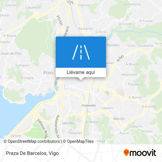 Mapa Praza De Barcelos