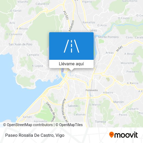 Mapa Paseo Rosalía De Castro