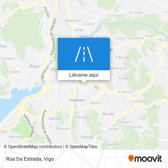 Mapa Rúa Da Estrada