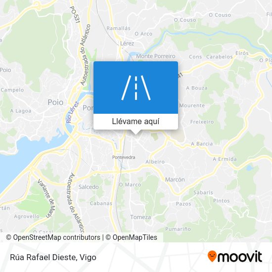 Mapa Rúa Rafael Dieste
