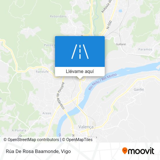 Mapa Rúa De Rosa Baamonde