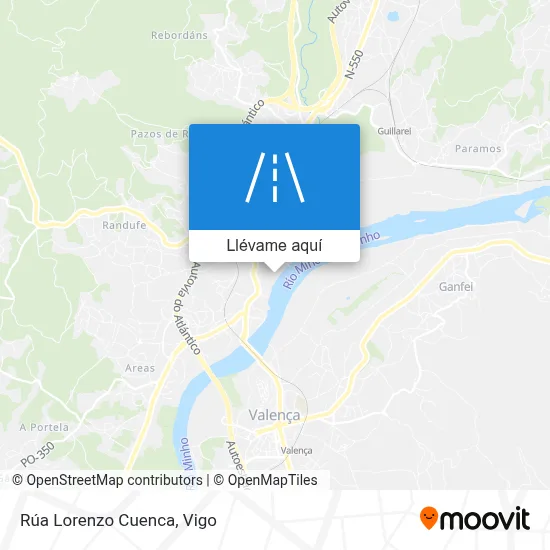 Mapa Rúa Lorenzo Cuenca