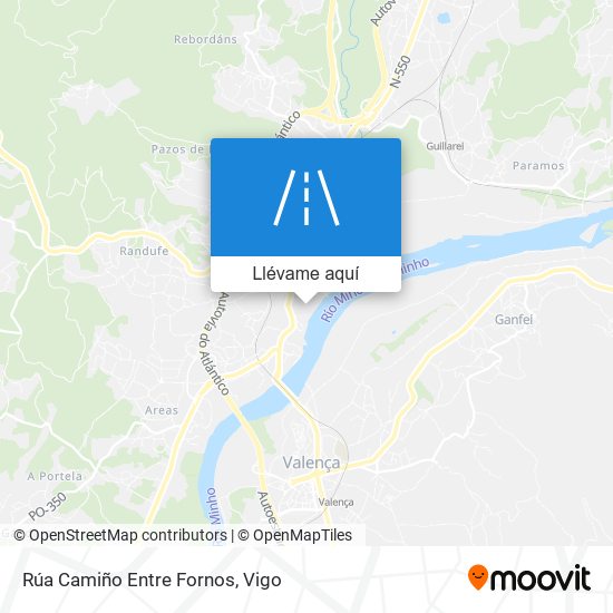 Mapa Rúa Camiño Entre Fornos