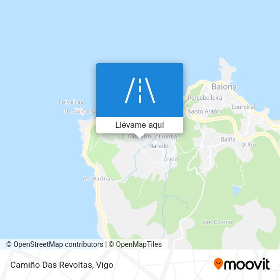 Mapa Camiño Das Revoltas
