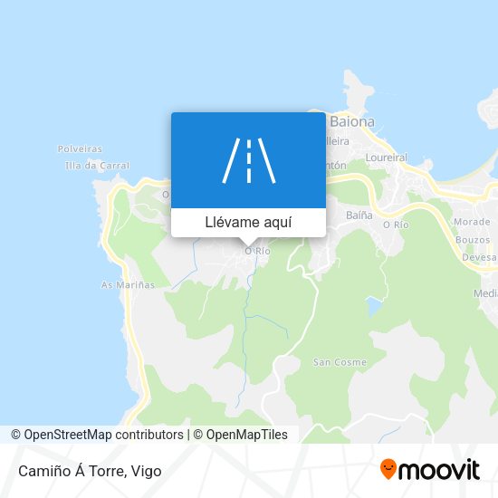 Mapa Camiño Á Torre