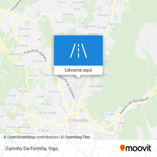 Mapa Camiño Da Fontiña