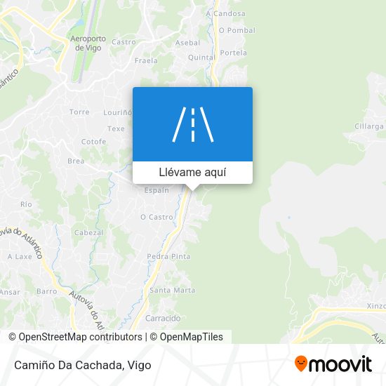 Mapa Camiño Da Cachada