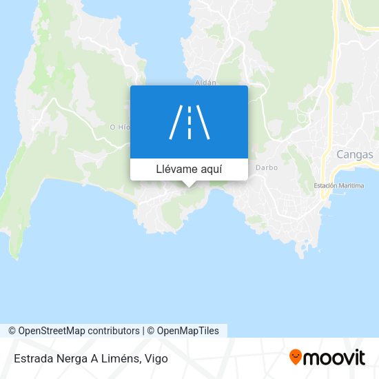 Mapa Estrada Nerga A Liméns