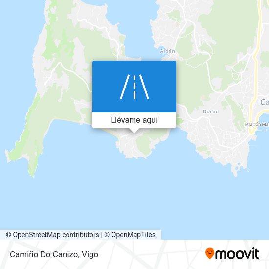 Mapa Camiño Do Canizo