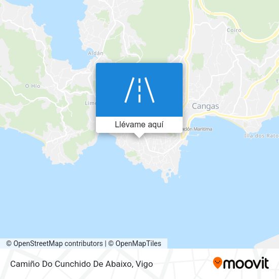 Mapa Camiño Do Cunchido De Abaixo