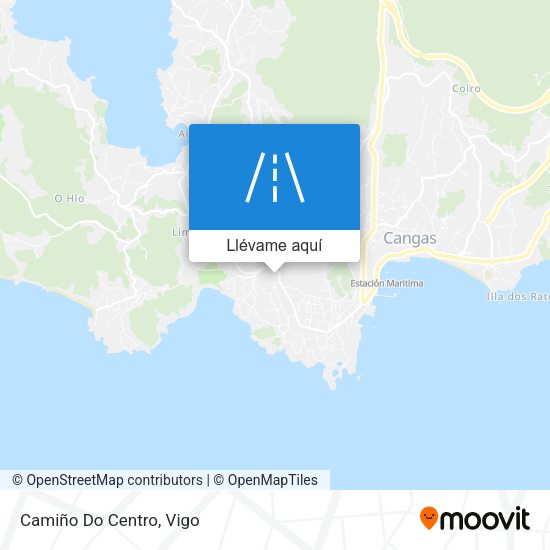 Mapa Camiño Do Centro
