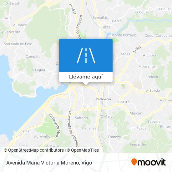 Mapa Avenida María Victoria Moreno