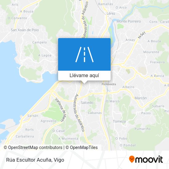 Mapa Rúa Escultor Acuña