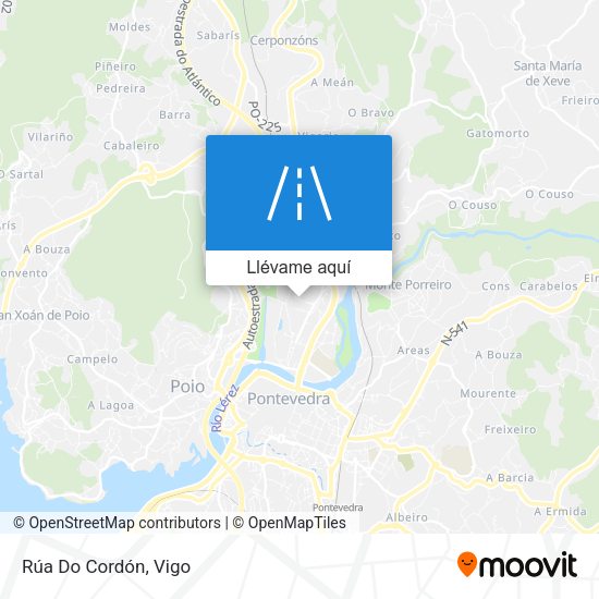 Mapa Rúa Do Cordón