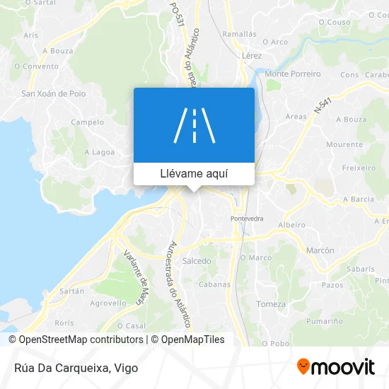 Mapa Rúa Da Carqueixa