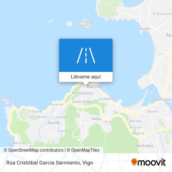 Mapa Rúa Cristóbal García Sarmiento