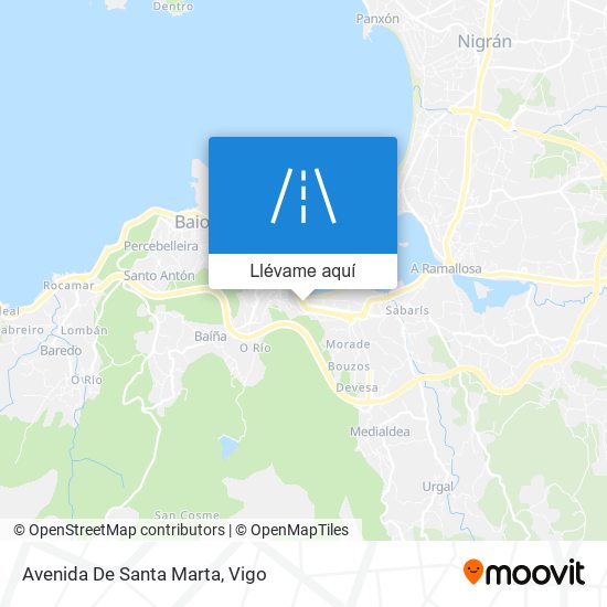 Mapa Avenida De Santa Marta