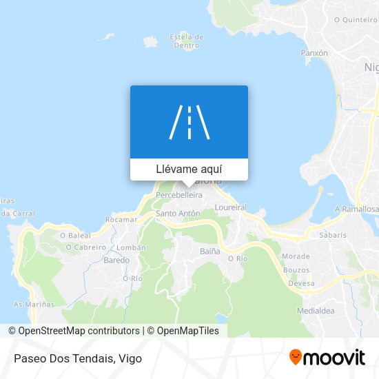Mapa Paseo Dos Tendais