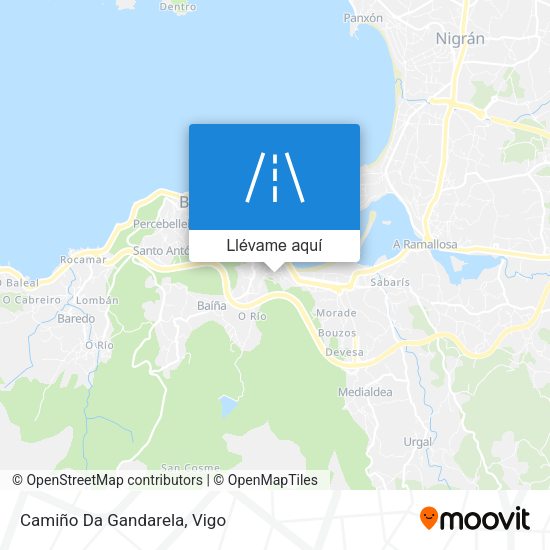 Mapa Camiño Da Gandarela