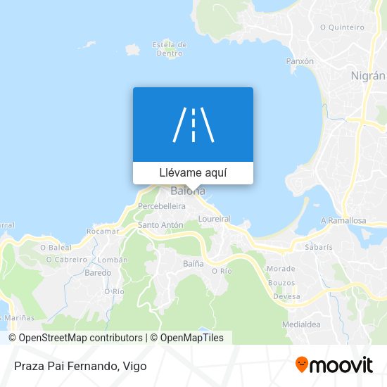Mapa Praza Pai Fernando