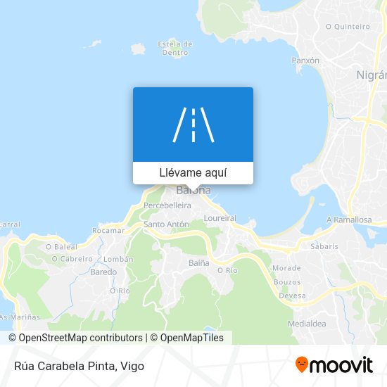 Mapa Rúa Carabela Pinta