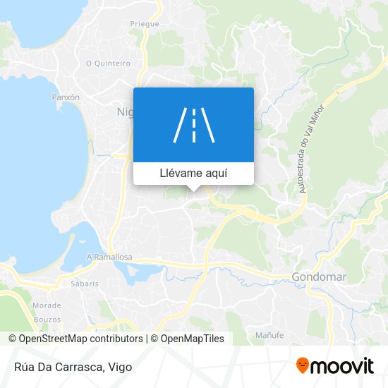 Mapa Rúa Da Carrasca