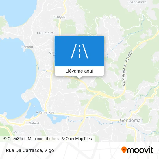 Mapa Rúa Da Carrasca