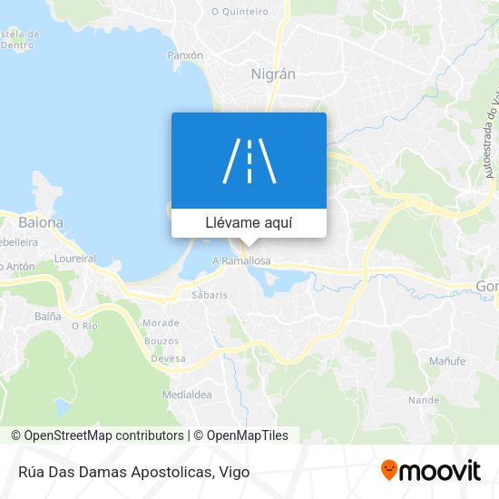 Mapa Rúa Das Damas Apostolicas